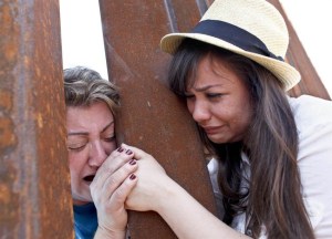 Deported Mother saying Goodbye to Daughter at Mexican Border