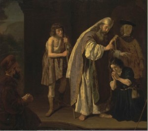 The Anointing of David by Victors Jan, ca 1645 