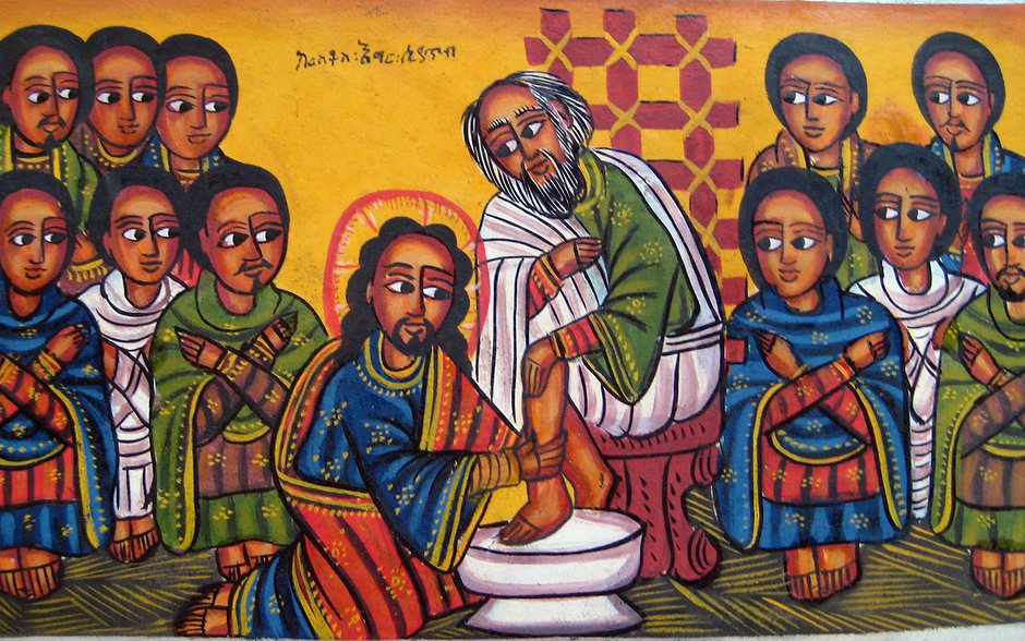 JesusWashingDisciplesFeet-EthiopianIcon